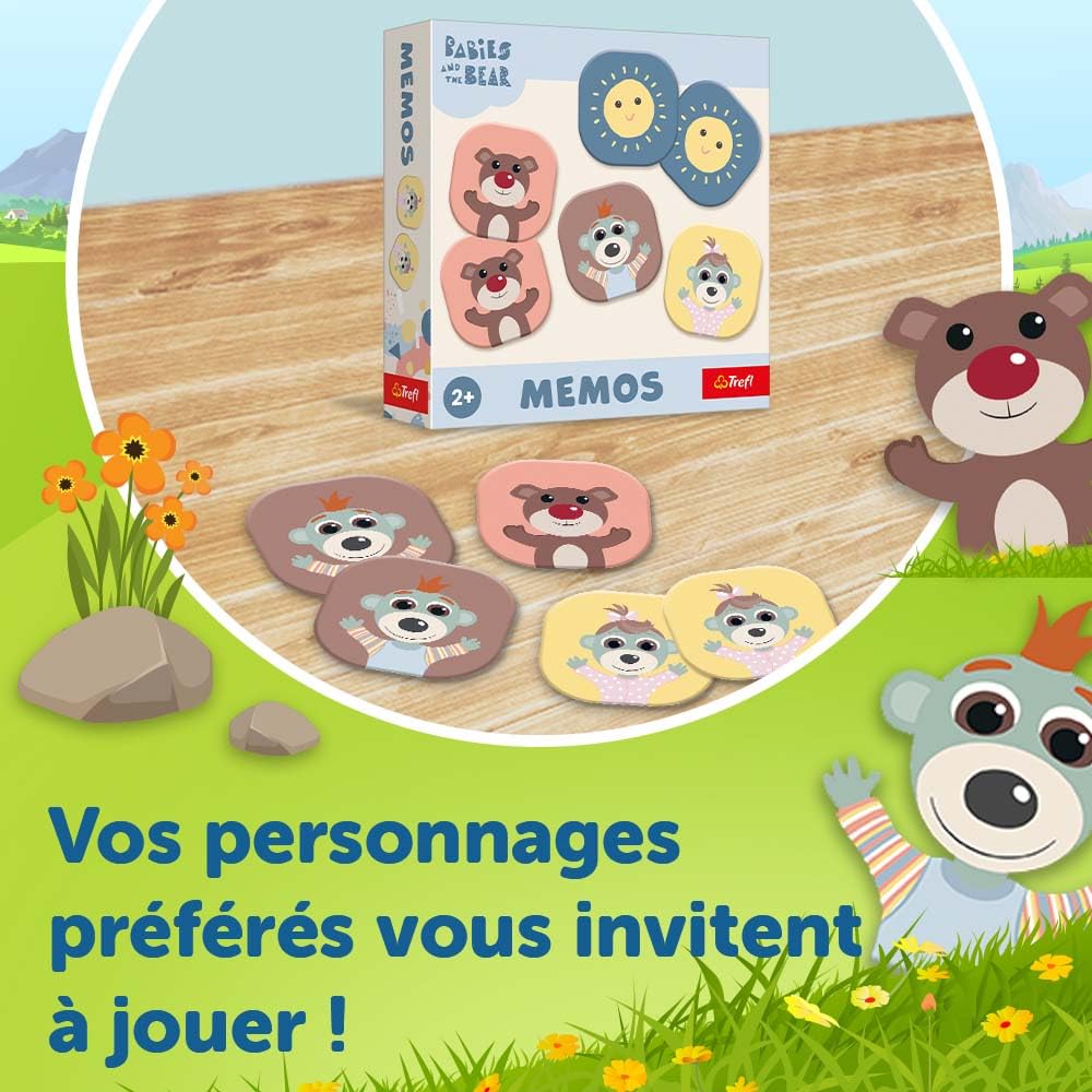 trefl-red-memos-babies-and-bear-jeu-m-moire-16-paires image 6