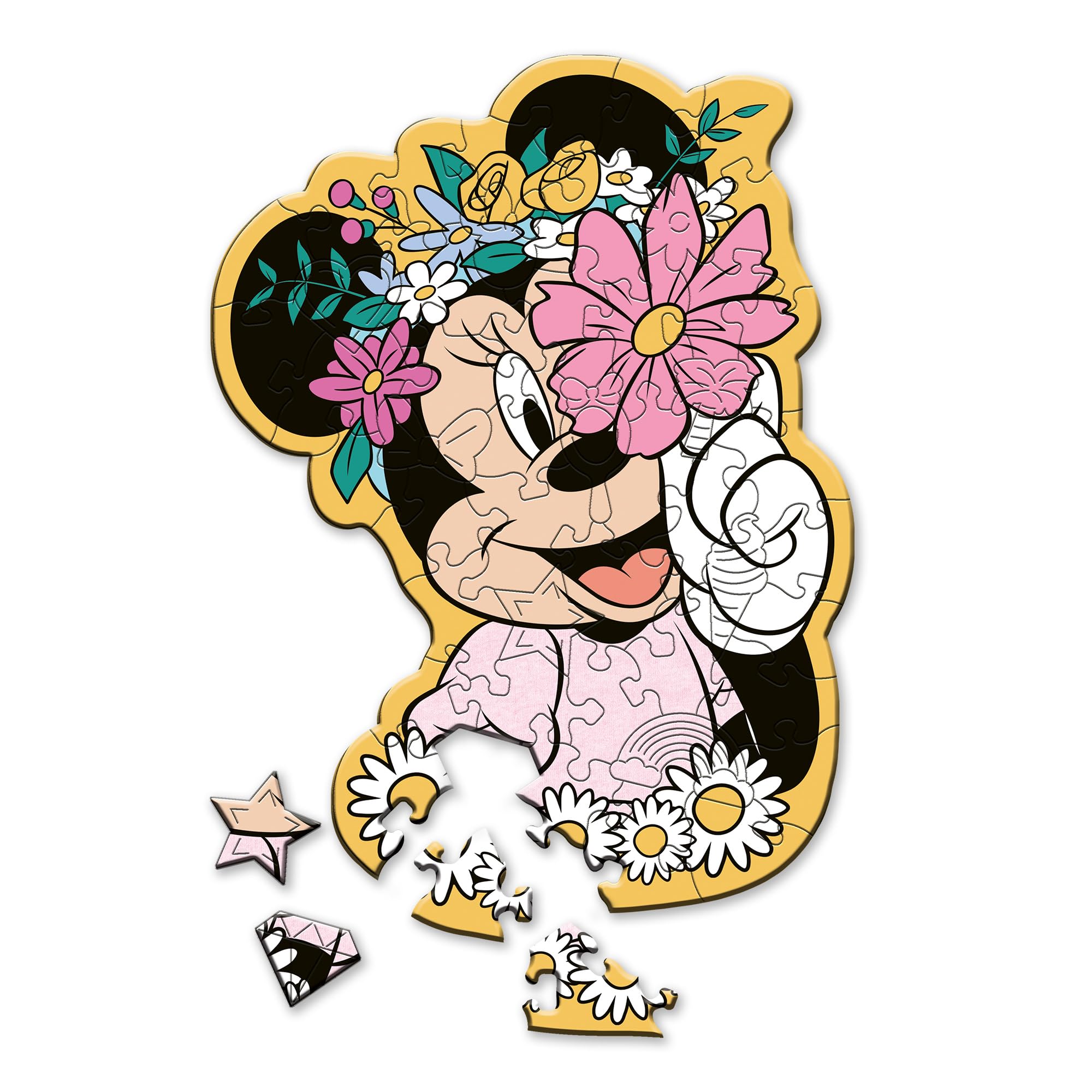 trefl-wood-craft-minnie-puzzle-bois-50-pi-ces-junior image 1