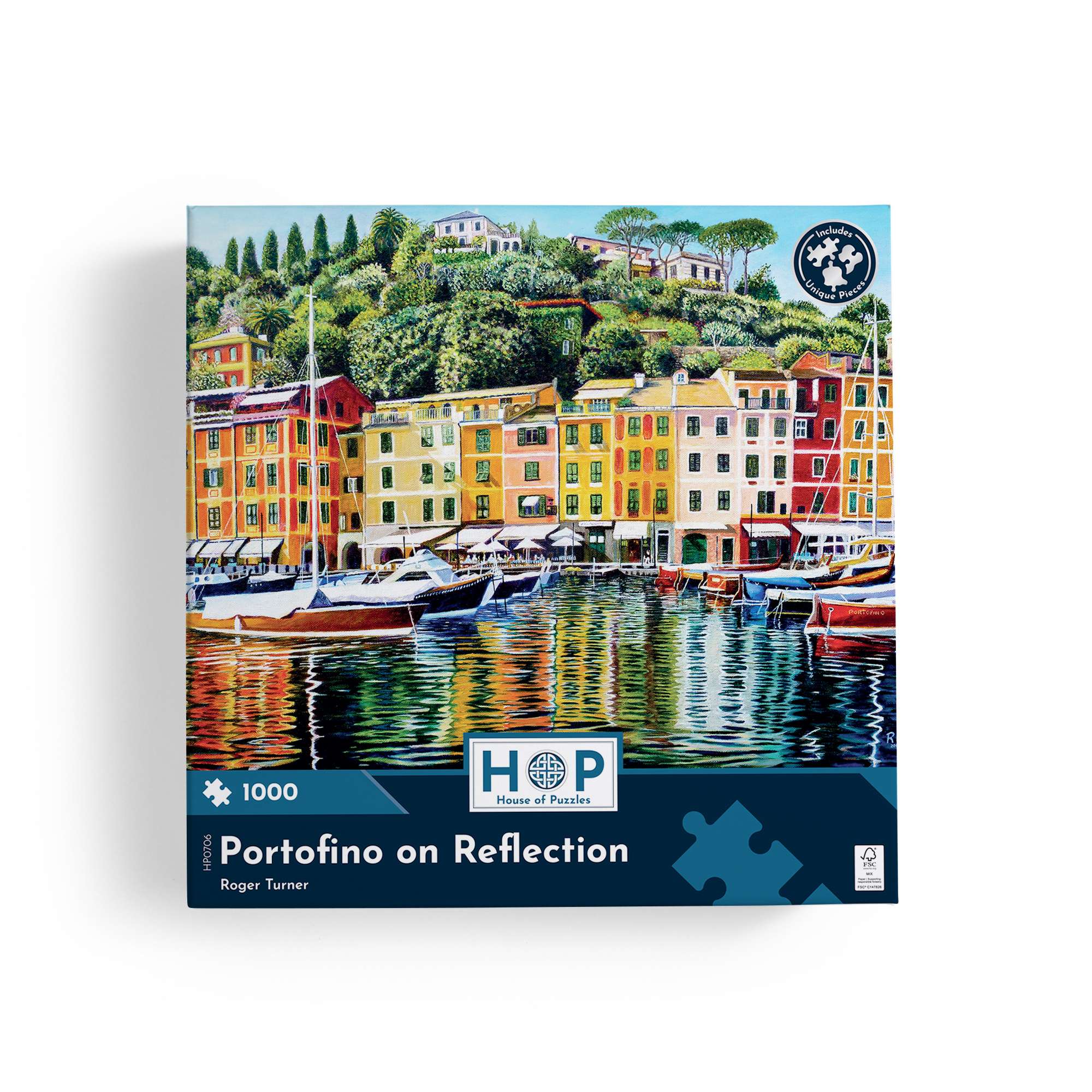 house-of-puzzles-portofino-on-reflection-puzzle-1000-pi-ces-bord-de-mer image 4