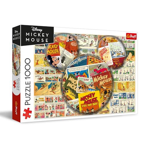 trefl-red-disney-mickey-mouse-puzzle-1000-pi-ces-r-tro image 8