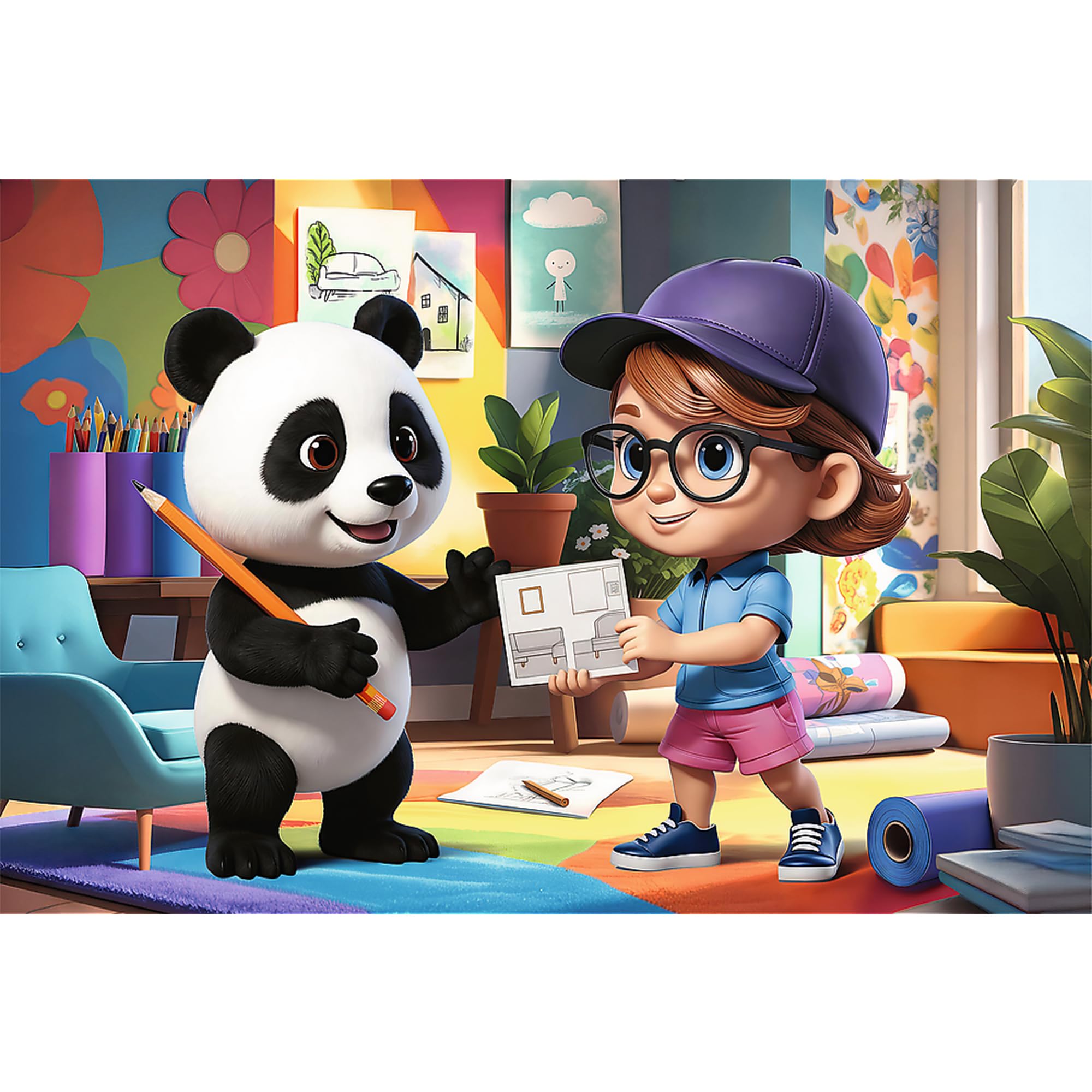 trefl-red-connect-squad-amy-puzzle-70-pi-ces-figurine-5-ans image 2