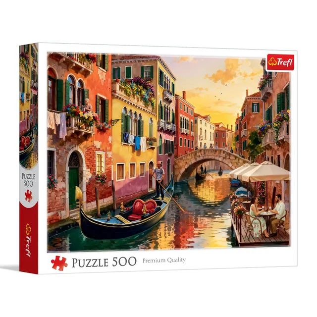 trefl-red-venise-puzzle-500-pi-ces-coucher-soleil image 1