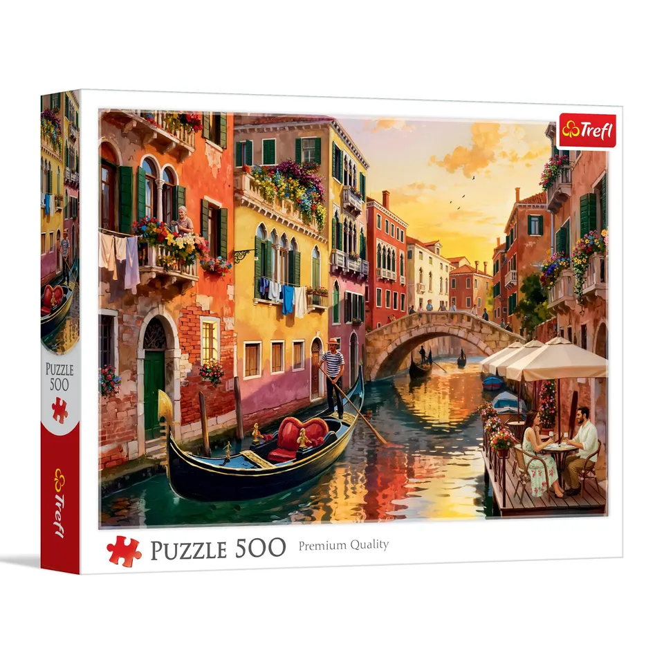 trefl-red-venise-puzzle-500-pi-ces-coucher-soleil image 1