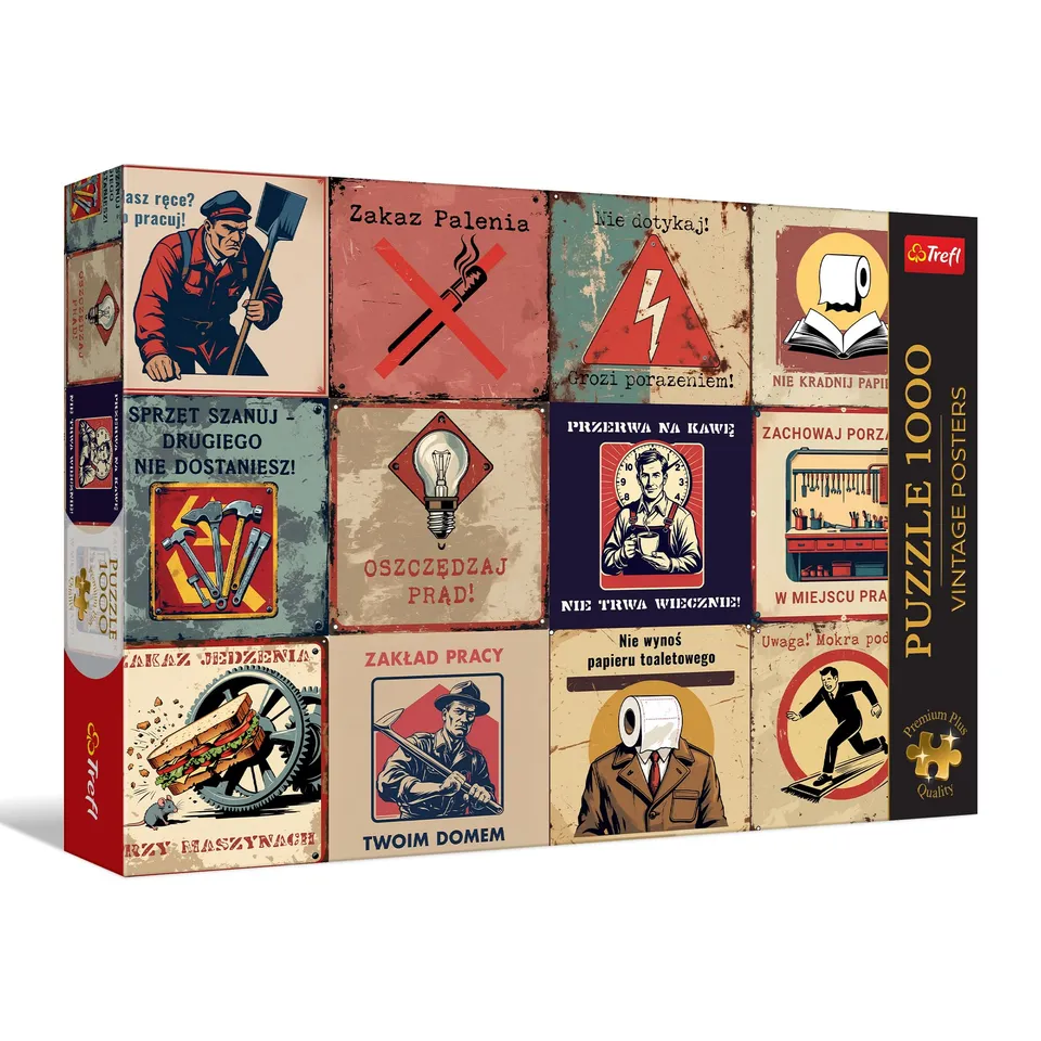 trefl-premium-plus-posters-r-tro-1000-pi-ces-puzzle-adulte image 1