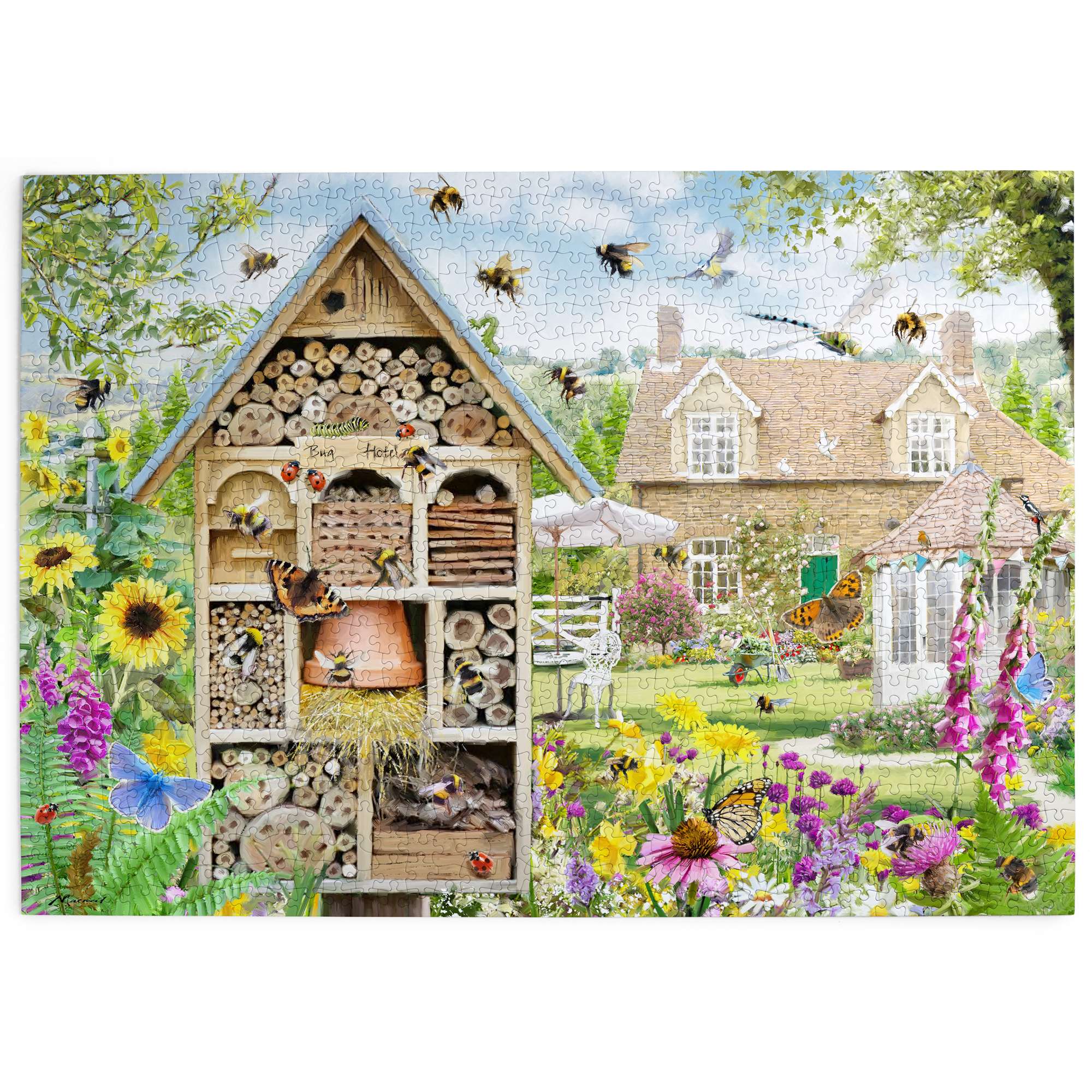 house-of-puzzles-bee-hotel-puzzle-1000-pi-ces-nature image 2