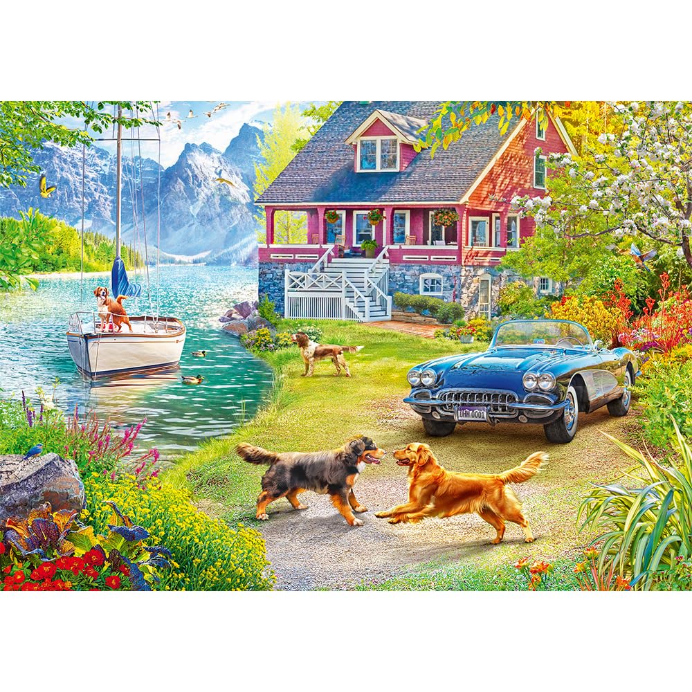 trefl-red-summertime-relax-puzzle-2x500-pi-ces-t image 2